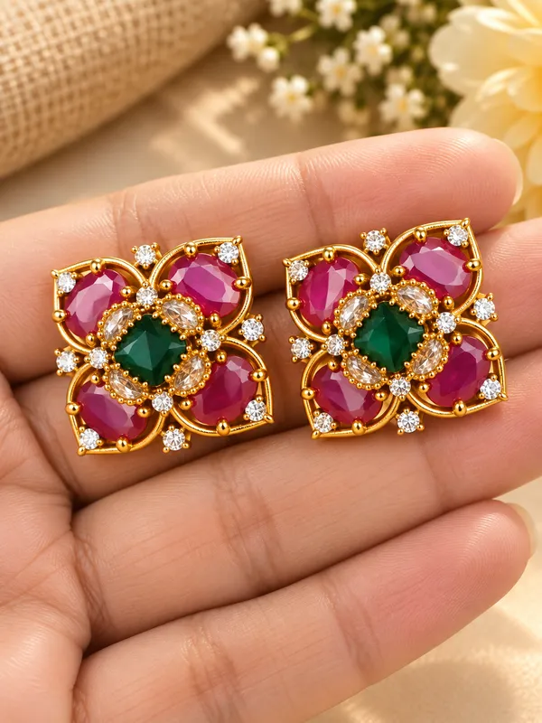 Ruhani_Bloom_Studs