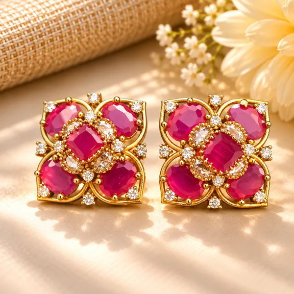 Ruhani_Bloom_Studs