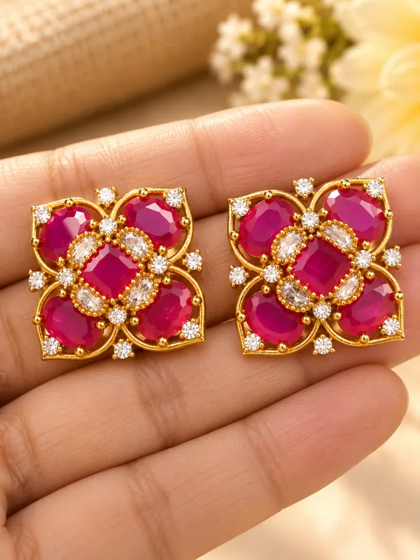 Ruhani_Bloom_Studs