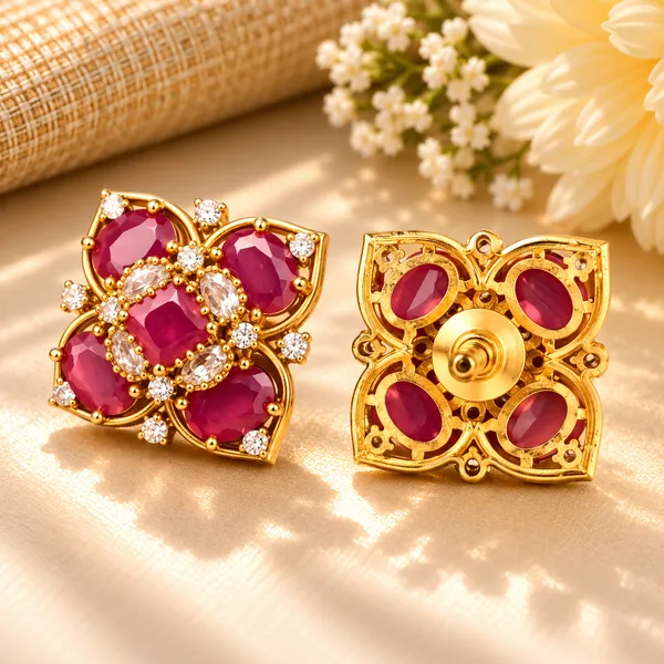 Ruhani_Bloom_Studs