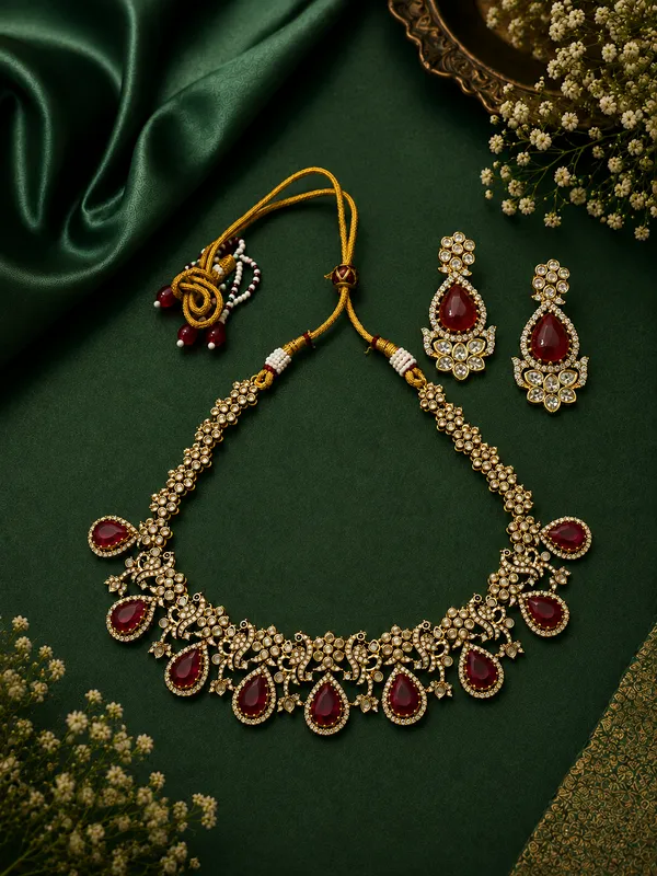 Ruhani_Ruby_Drop_Necklace_set