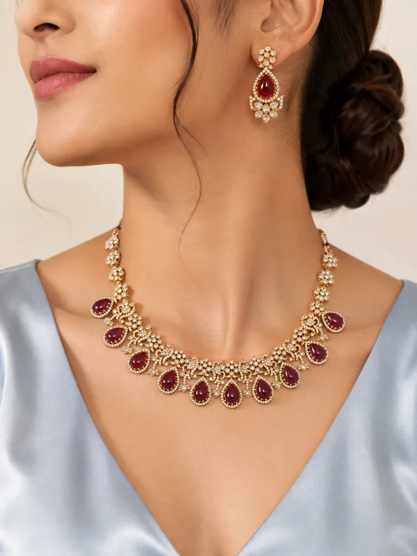 Ruhani_Ruby_Drop_Necklace_set
