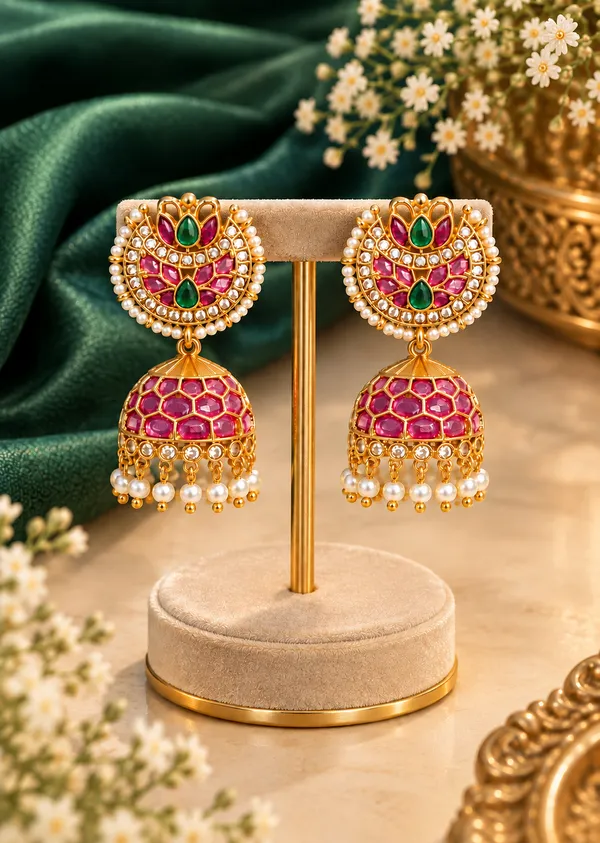 Ruhani_Ruby_Green_Jhumka