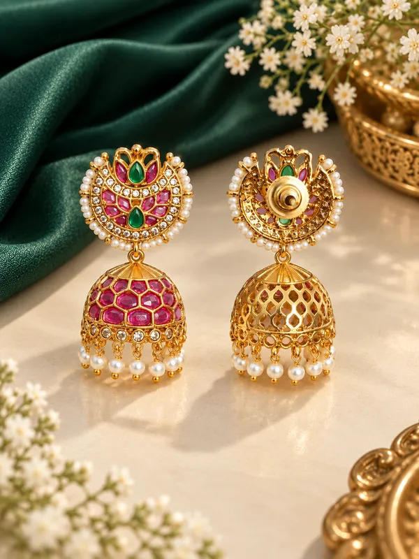 Ruhani_Ruby_Green_Jhumka
