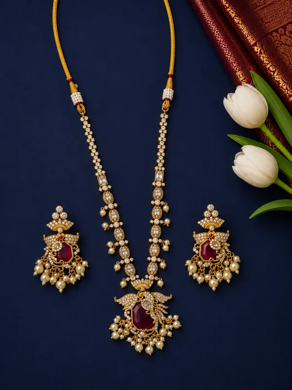 Mayura_Ruby_Royale_Necklace_Set