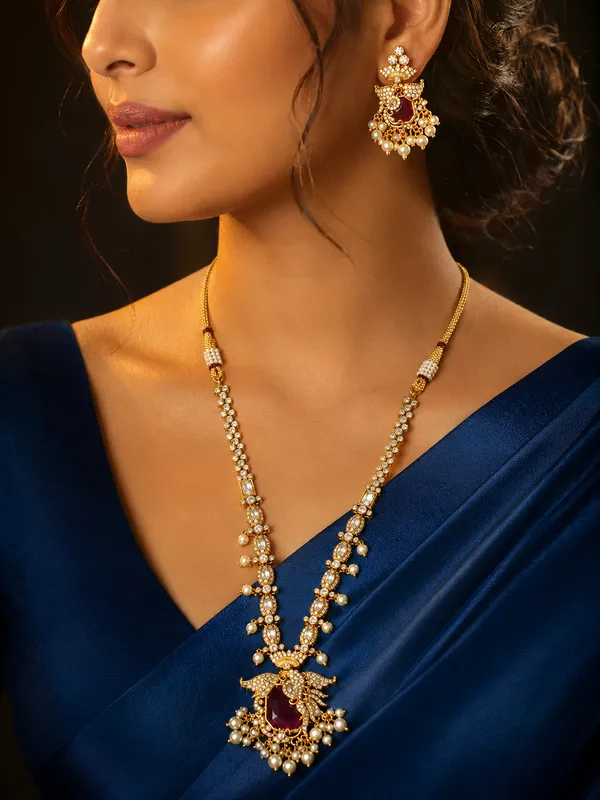 Mayura_Ruby_Royale_Necklace_Set
