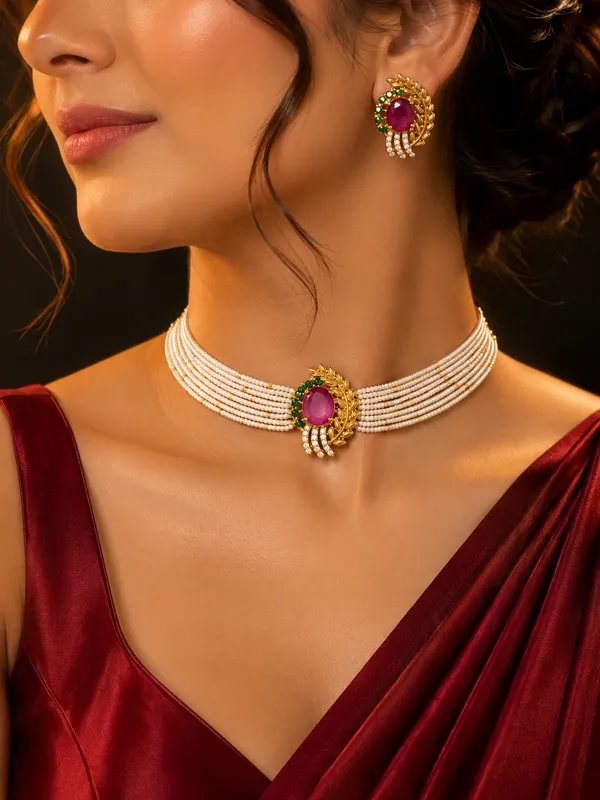 Laurel_Pearl_Choker_Choker_Set