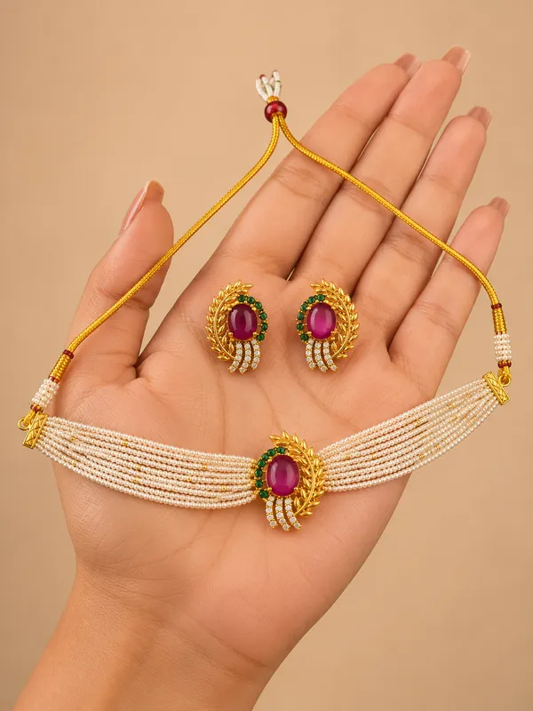 Laurel_Pearl_Choker_Choker_Set