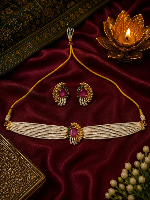 Laurel_Pearl_Choker_Choker_Set