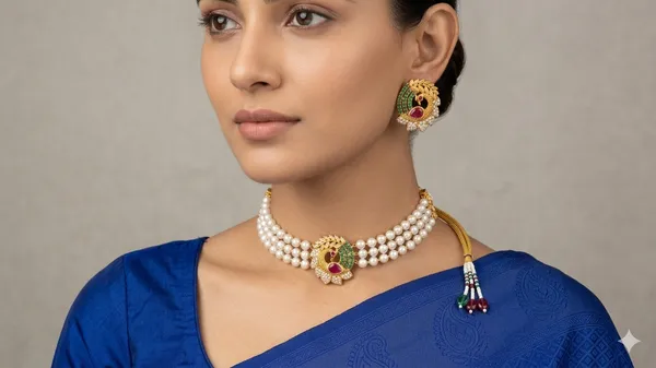 Shahi_Mor_Pearl_Choker_Set
