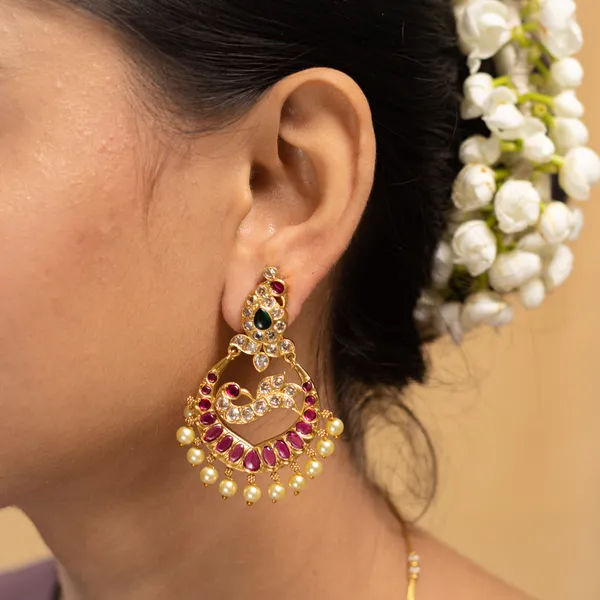Stylish_Peacock__Antique_Earrings