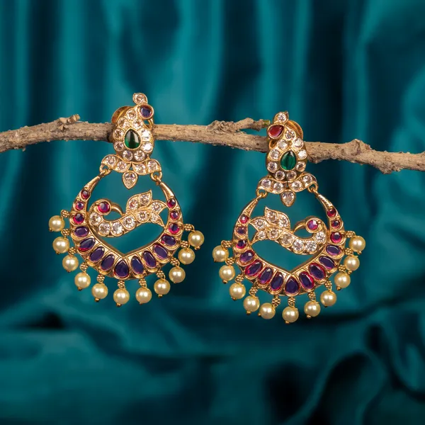 Stylish_Peacock__Antique_Earrings