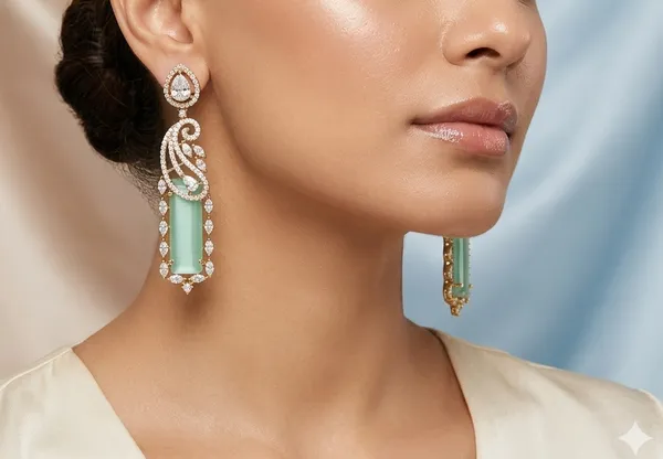 Mint_Premium_Quality_American_Diamond_Earring_For_Women