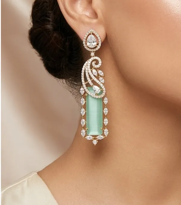 Mint_Premium_Quality_American_Diamond_Earring_For_Women