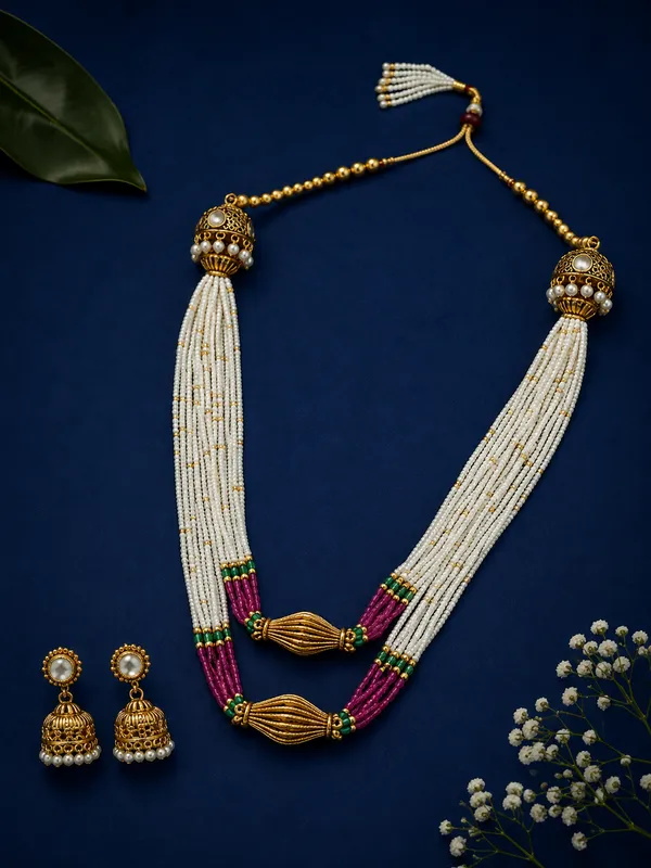 Maharani_Heirloom_Pearl_Necklace_Mala_Set