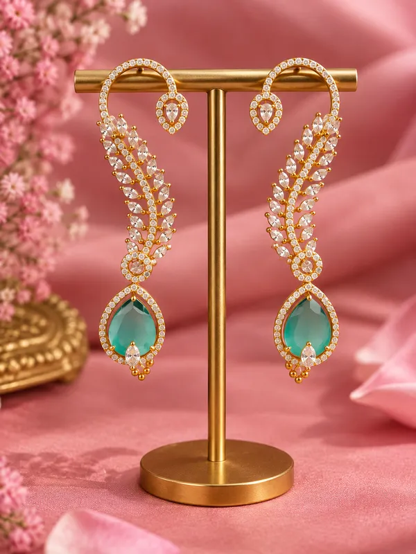 Zivara_Mint_Vine_Earrings