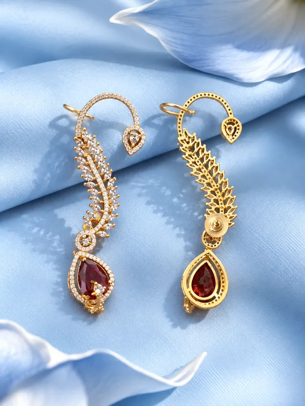 Zivara_Ruby_Vine_Earrings