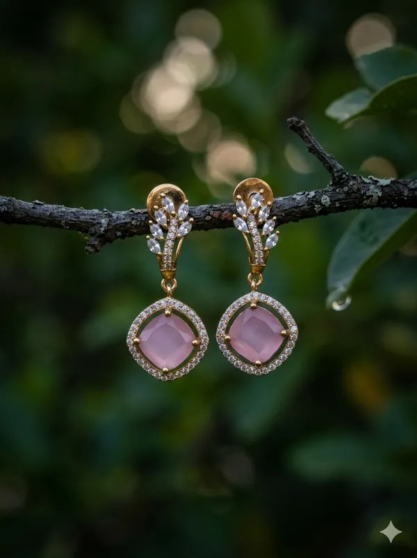 Multicoloured_Cubic_Ruby_Earring_Set