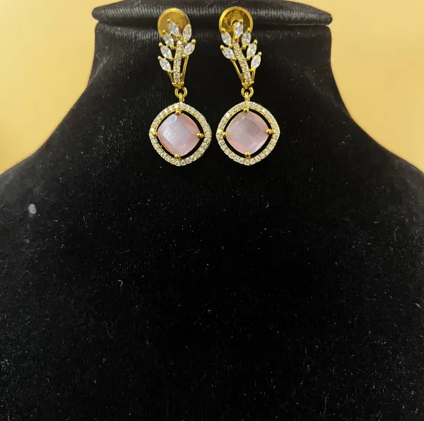 Multicoloured_Cubic_Ruby_Earring_Set