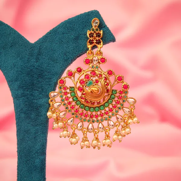 Ruby_Green_Antique__Earring