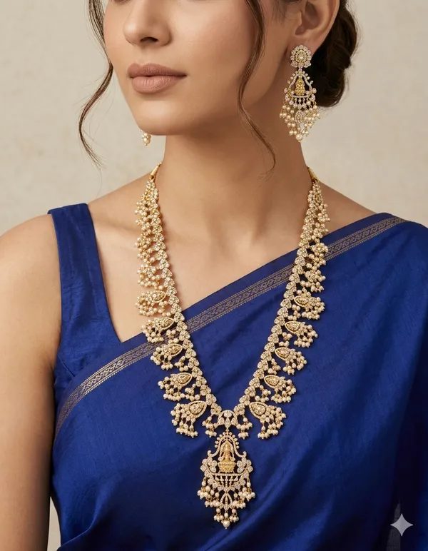 Padmavati_Guttapuslu_Pearl_Long_Necklace_Set