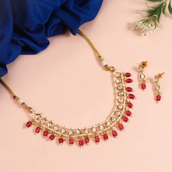 Ruby_Premium_Imitation_Jewelry_necklace_set