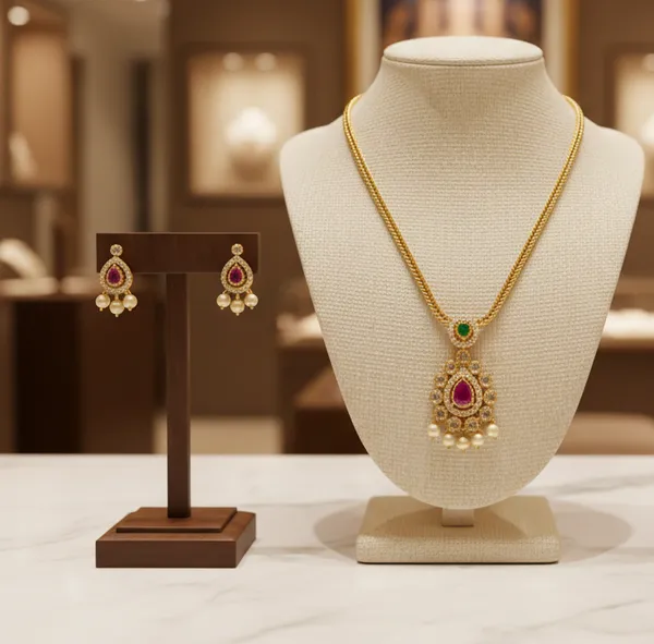 Royal_Stone_&_Pearl_Necklace_Set