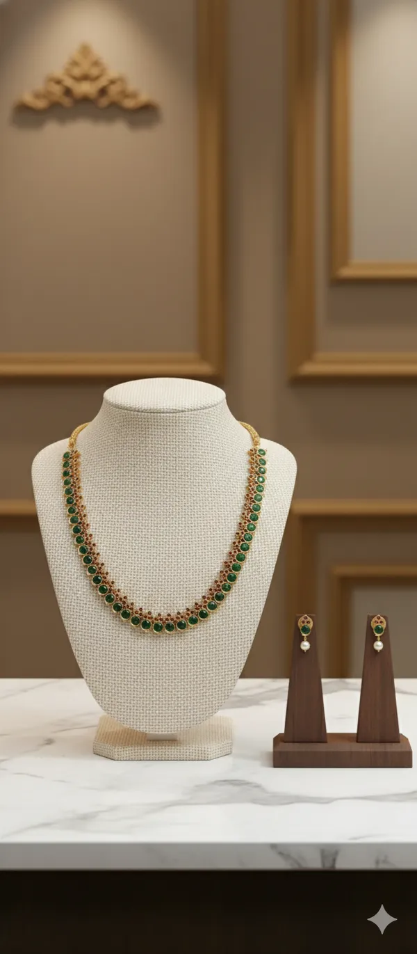 Panna_Pearl_Cascade_Necklace_Set