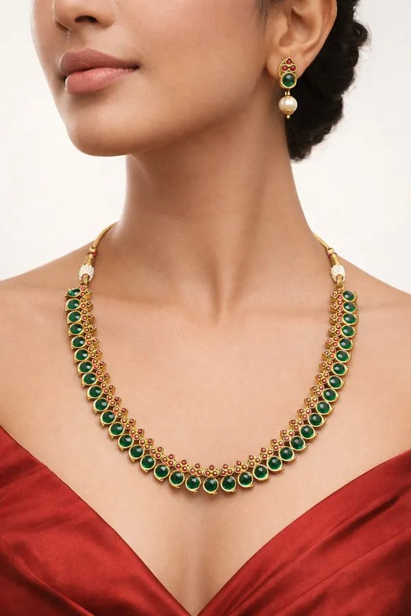 Panna_Pearl_Cascade_Necklace_Set