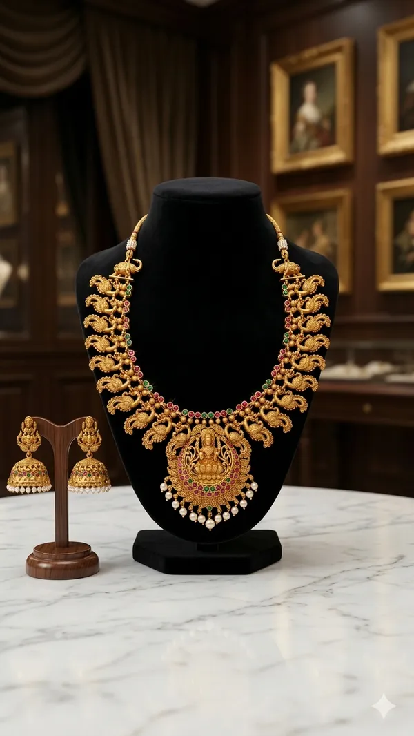 Laxmi_Peacock_Grace_Necklace