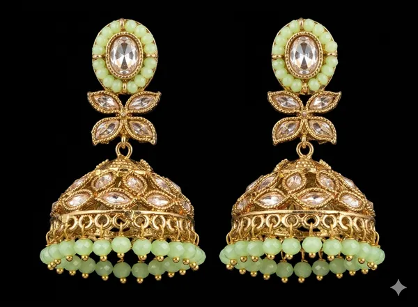 Pista_Noor_Jhumka