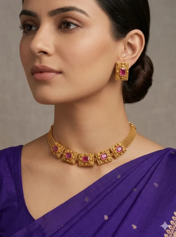 Ruby_Mosaic_Necklace_Set