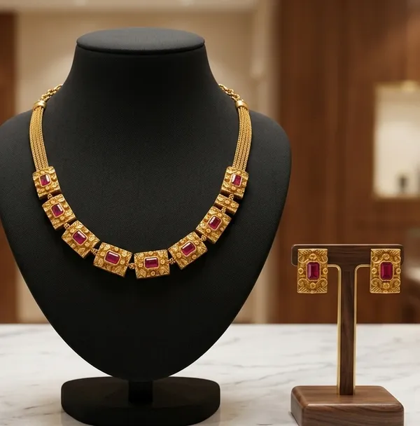 Ruby_Mosaic_Necklace_Set