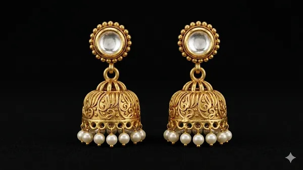Kundan_white_Jhumka_Earrings