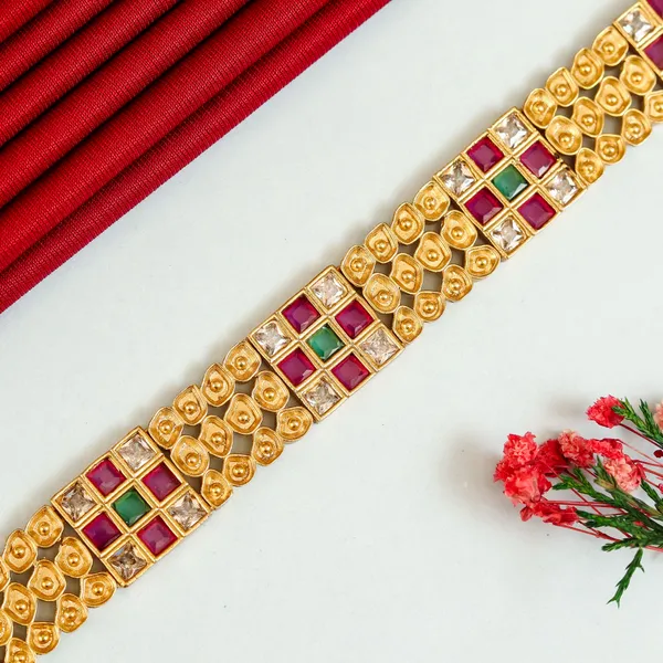 Ruby_Green_Classy_Ad_Choker_Set