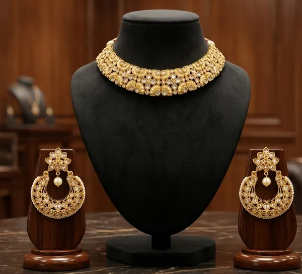Rajwada_Ruby_Bloom_Choker_Set