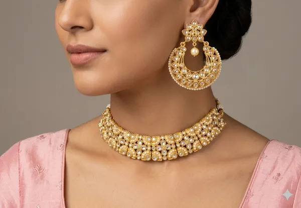 Rajwada_Ruby_Bloom_Choker_Set