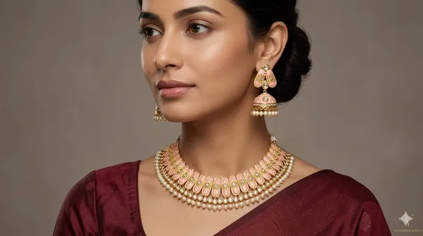 Rajwadi_Gold_Choker_Set