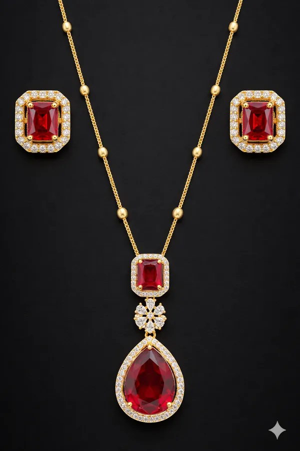 Regal_Feather_Almond_Necklace