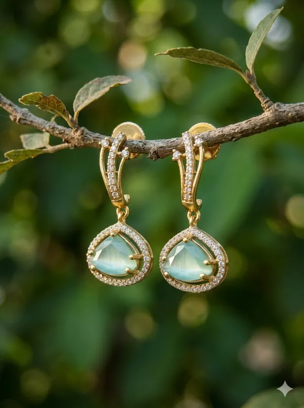 Amrapalli_Gold_Plated_Multicoloured_Earring_Set