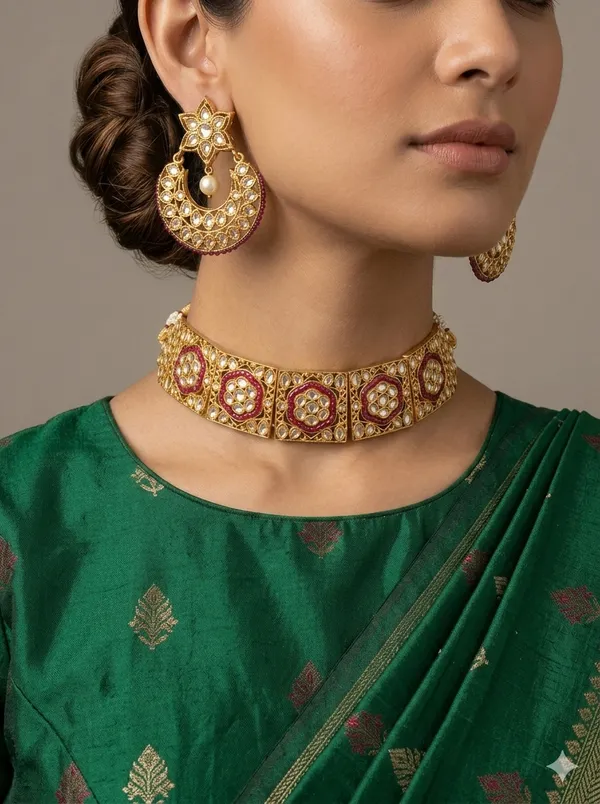Maharani_Panna_Choker_Set.