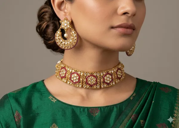 Maharani_Panna_Choker_Set.