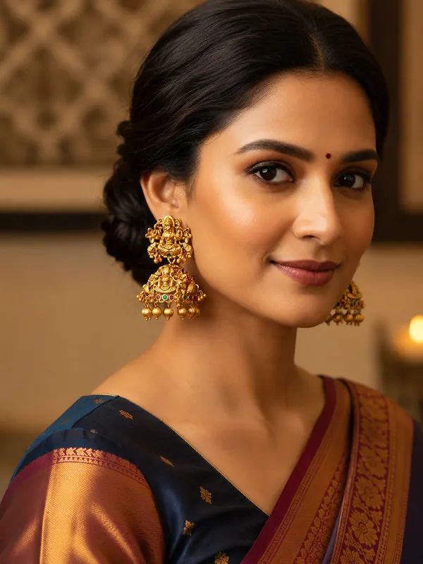 Ruby_Green_Laxmi_Style_Jhumka