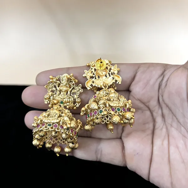Ruby_Green_Laxmi_Style_Jhumka