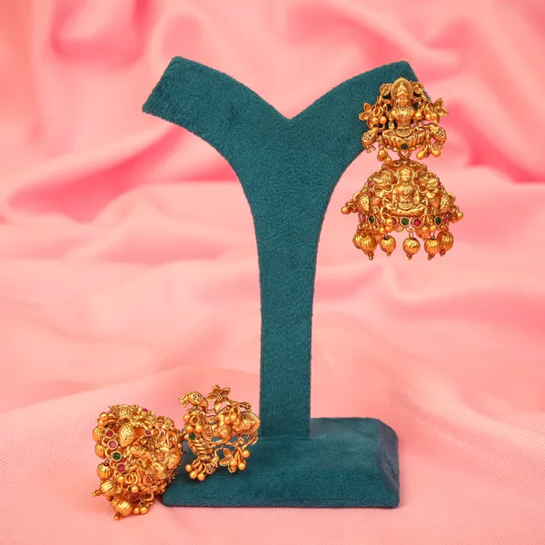 Ruby_Green_Laxmi_Style_Jhumka