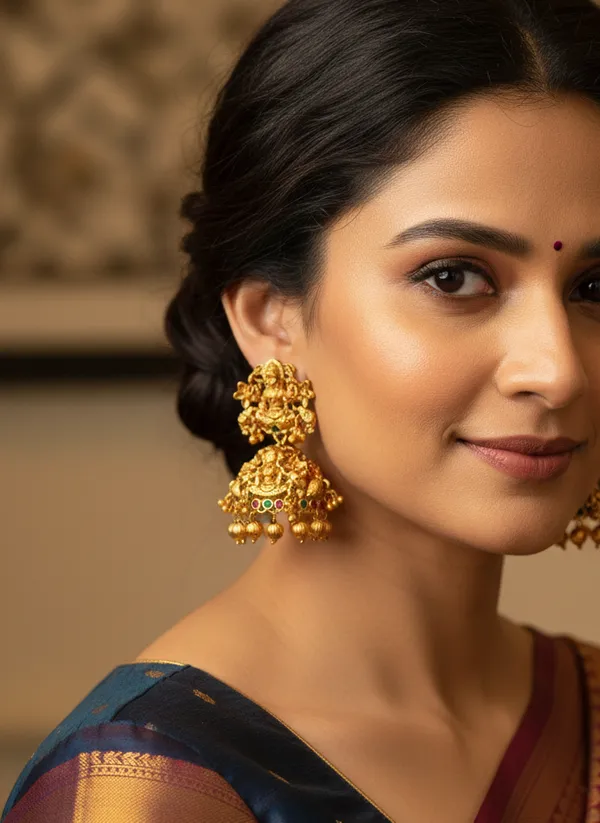 Ruby_Green_Laxmi_Style_Jhumka