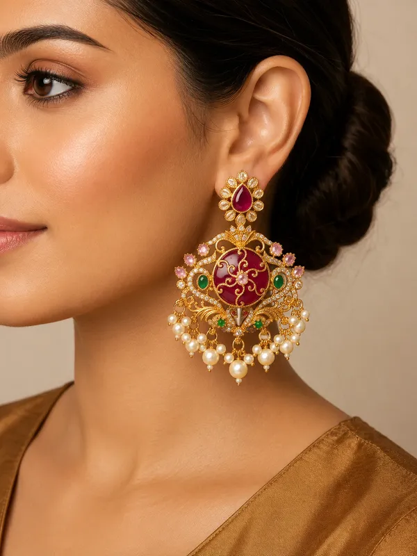 Maharani_Manikya_Chandeliers_Earrings