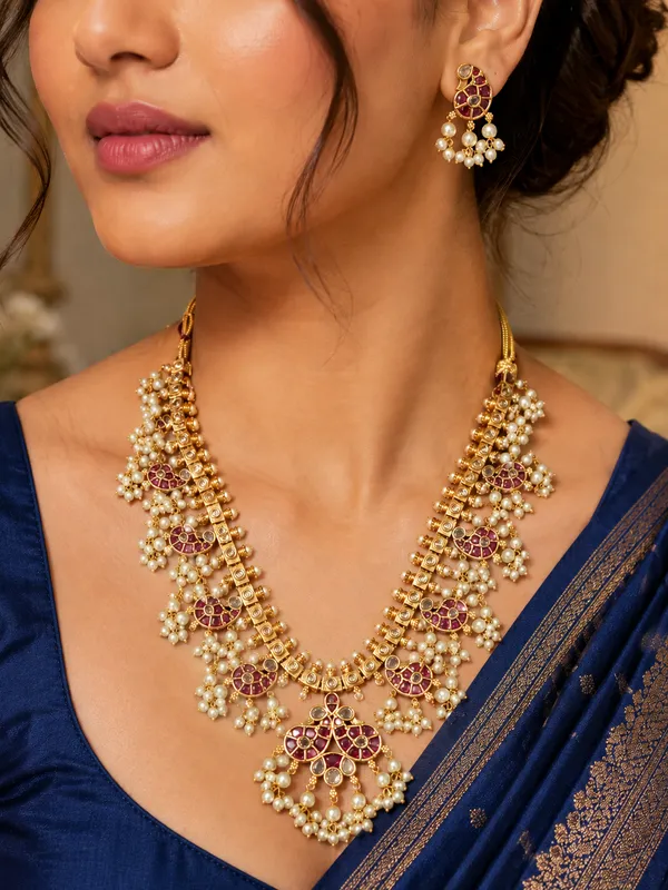 Noor_Mahal_Pearl_Ruby_set