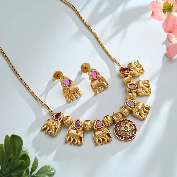 Ethnic_Elephant_Necklace_set