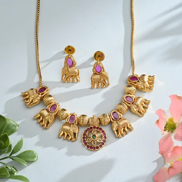 Ethnic_Elephant_Necklace_set